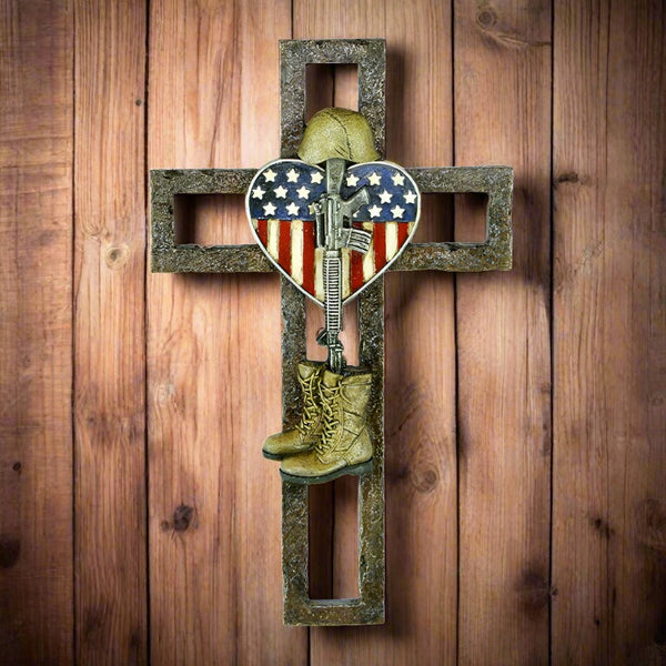 fallen soldier wall cross