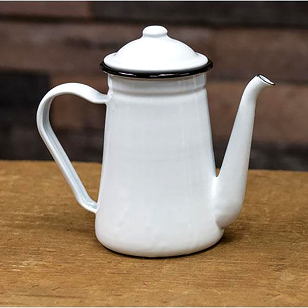 baked enamel coffee pot