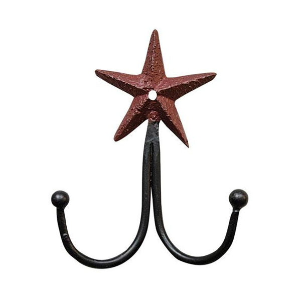 red star double wall hook