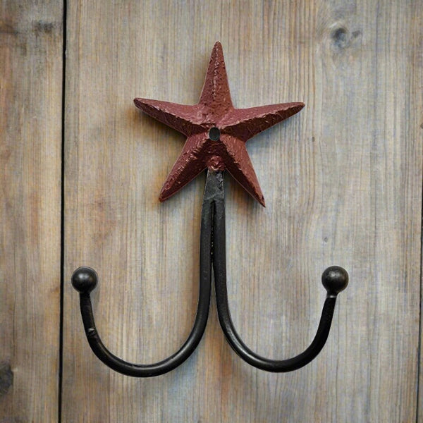red star double wall hook