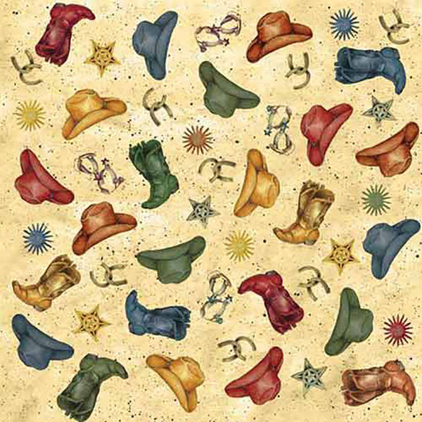 hats and boots bandanna