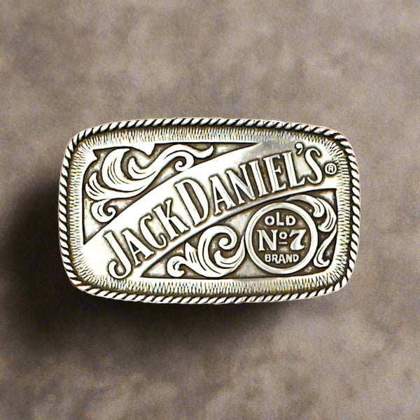 jack daniel old no 7 rectangular belt buckle