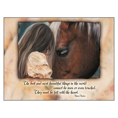 Leanin' Tree In Their Own World Blank Horse Greeting Card