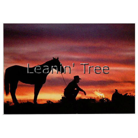 Leanin' Tree Road Less Traveled Cowboy Birthday Greeting Card
