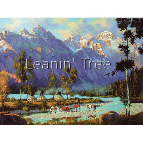 Leanin' Tree Summer Lodges Birthday Greeting Card