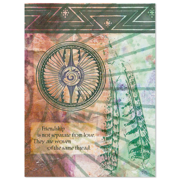 leanin tree thinking of you friendship card