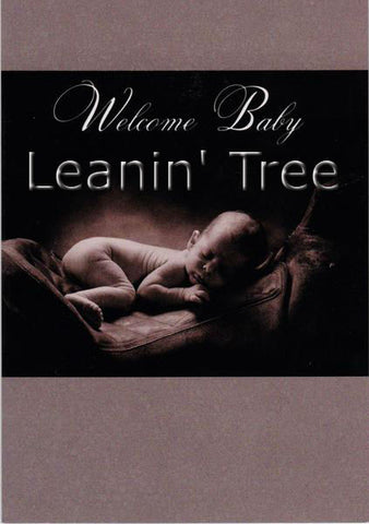 Leanin' Tree Western Welcome Baby Greeting Card