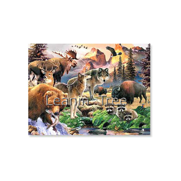 leanin tree wild bunch wildlife birthday card