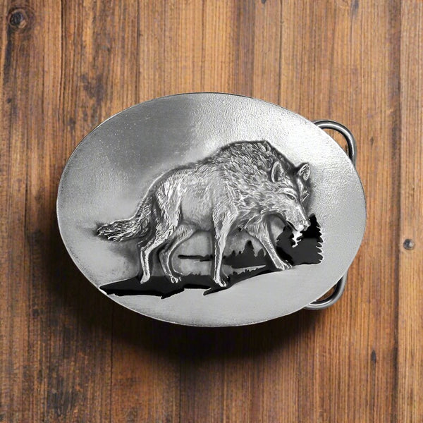 lone wolf belt buckle
