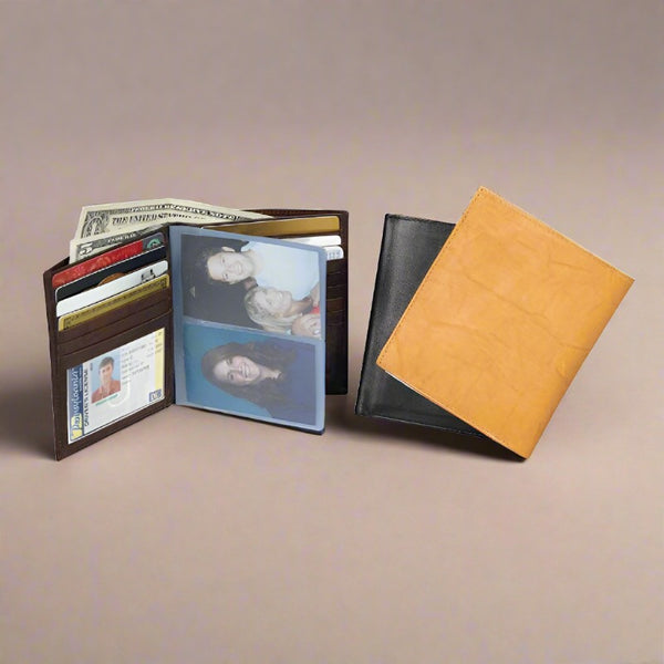 mens extra tall leather billfold wallet