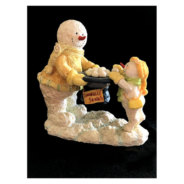no business like snow business ice sculpture figurine
