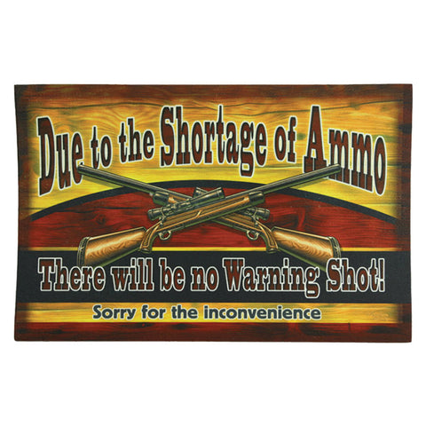 Shortage of Ammo Door Mat