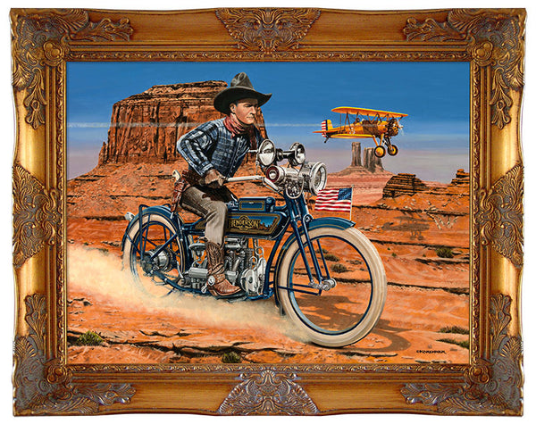 Tom Mix - Hell Bent For Leather 1928 Print AOP1268 | Buffalo