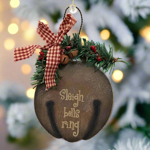 wooden jingle bell ornaments