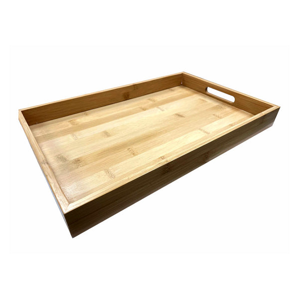 bamboo wooden serving tray