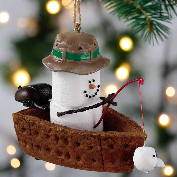 fisherman s'mores ornament