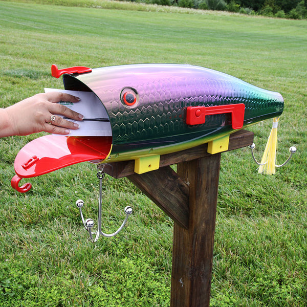 firetiger fishing lure mailbox