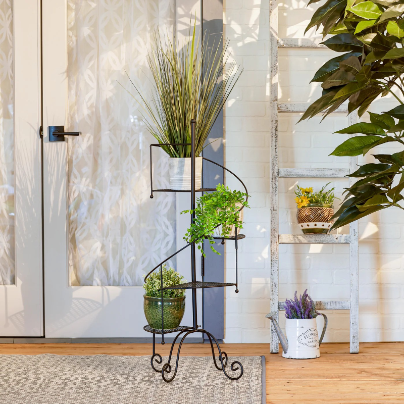 spiral plant rack Staircase Plant Stand