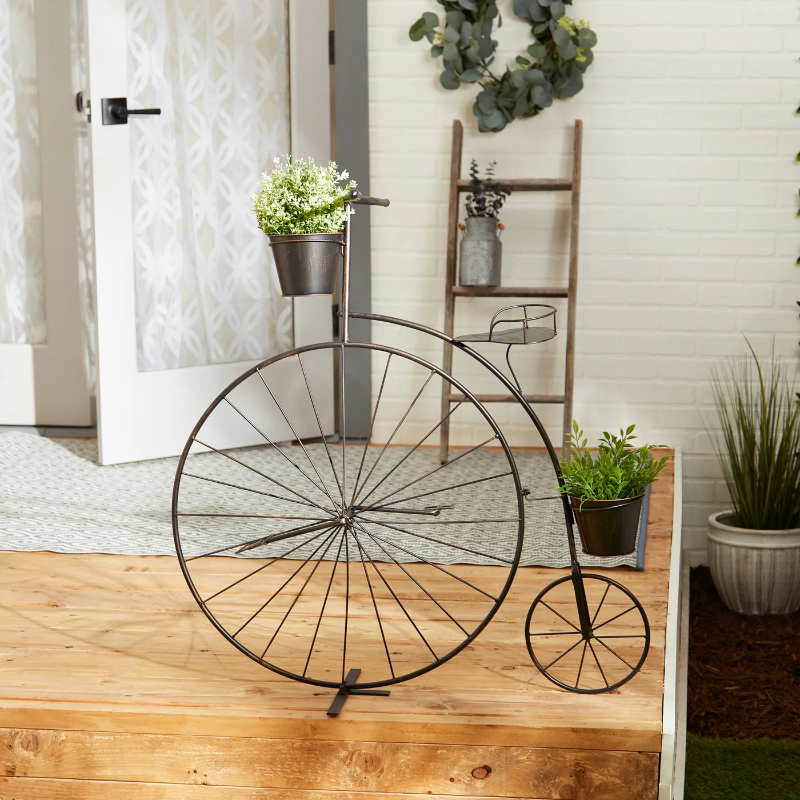 bicycle plant stand indoor Old-Fashioned Bicycle Plant Stand