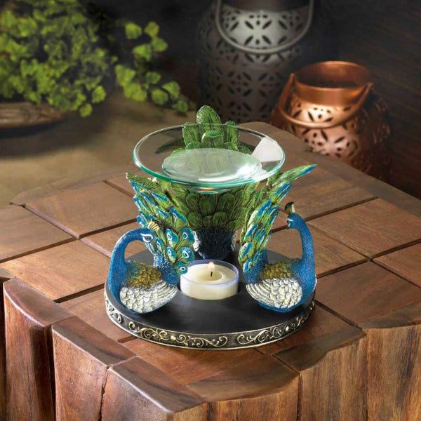 peacock plume oil warmer