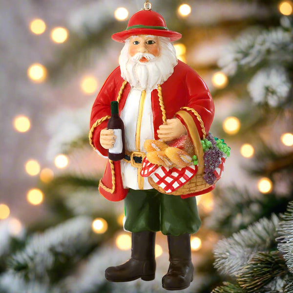 italian santa clause ornament