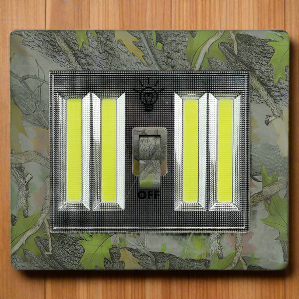 double camo led night light switch