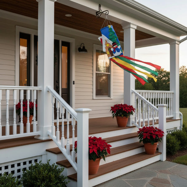 frosty the snowman christmas wind sock
