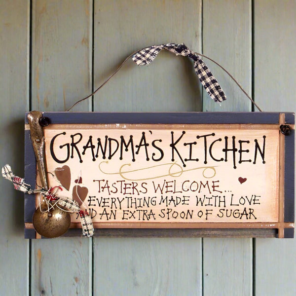 small vintage kitchen memories sign