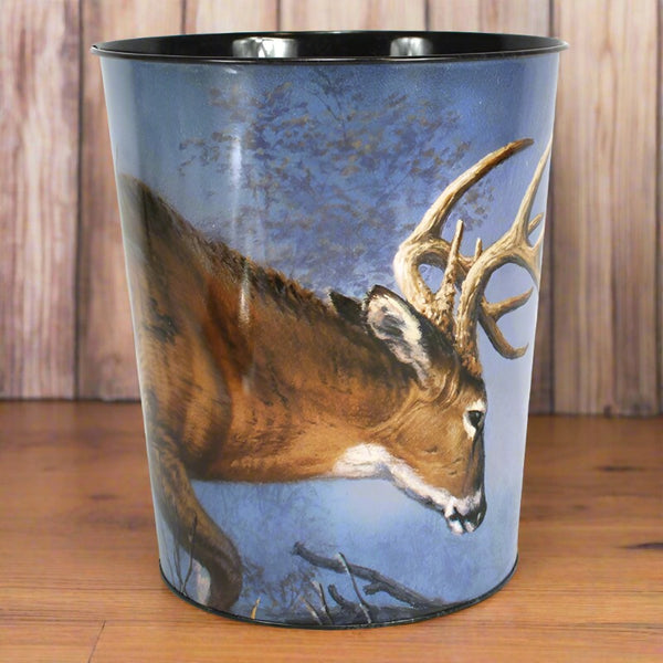 deer theme waste basket