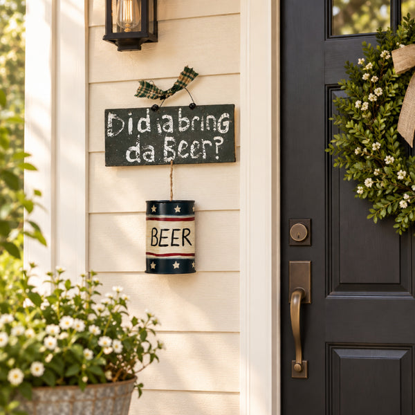 did ja bring da beer redneck door bell