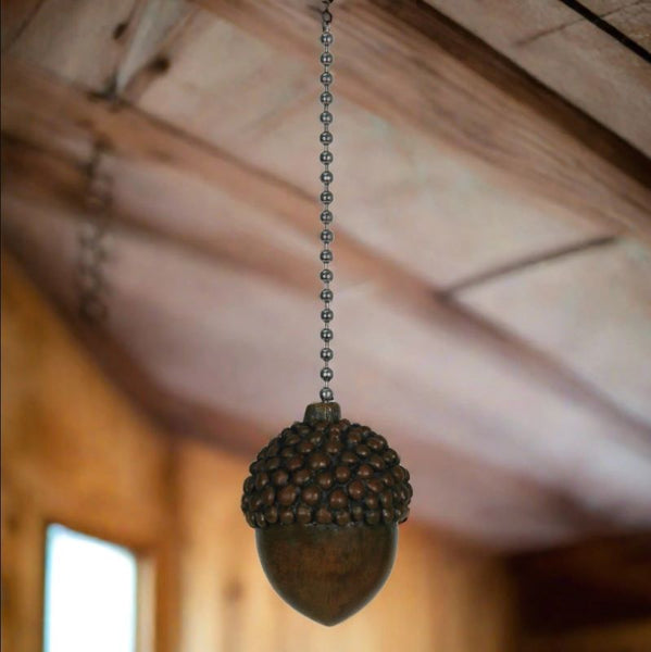 acorn ceiling fan light pull