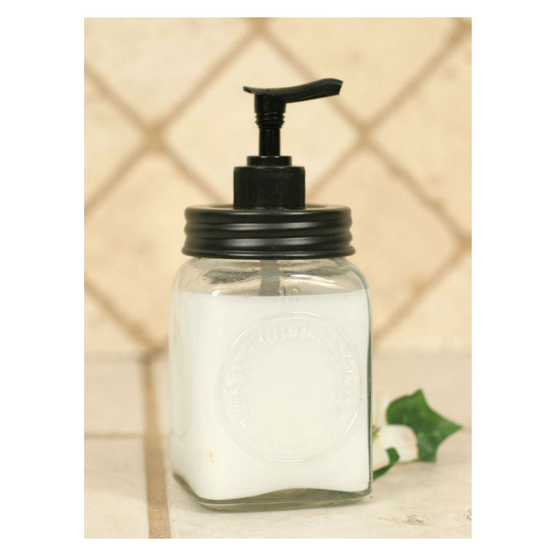 mini dazey butter churn jar soap or lotion dispenser