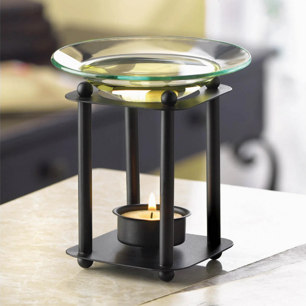 Modern Decorative Fragrance Oil Burner with Candleholder