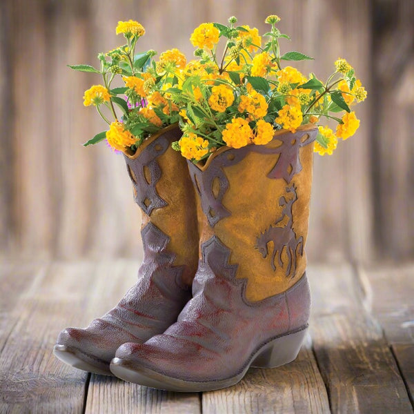 cowboy boots planter