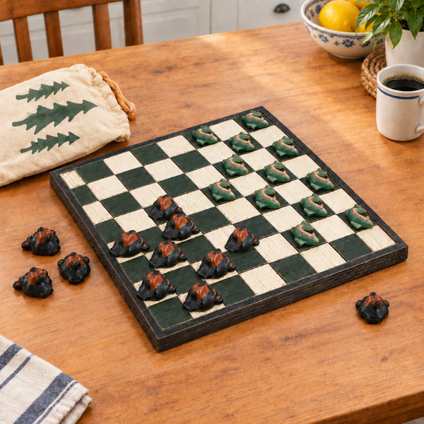 lodge checkers board game