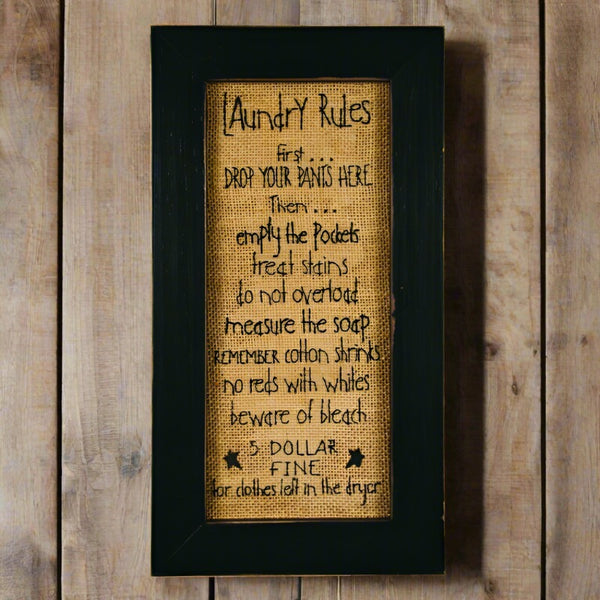 laundry room rules stitchery