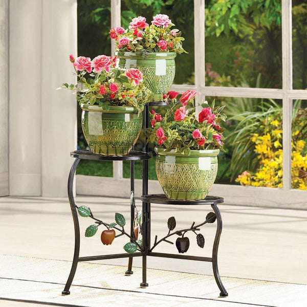 country apple plant stand