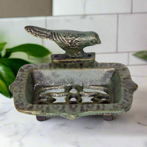 songbird cast iron soap dish