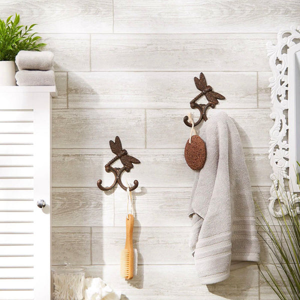 dragonfly wall hooks set of 2