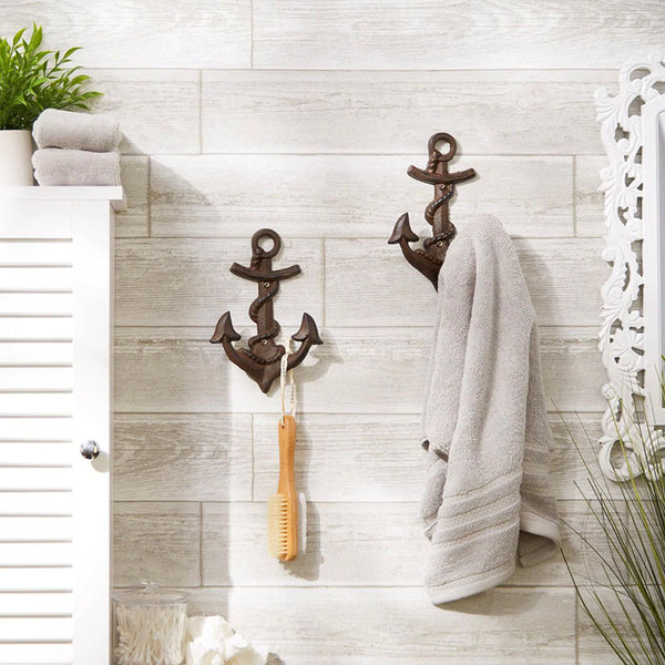 anchors with rope wall hooks set of 2