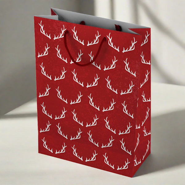 deer antlers medium gift bag