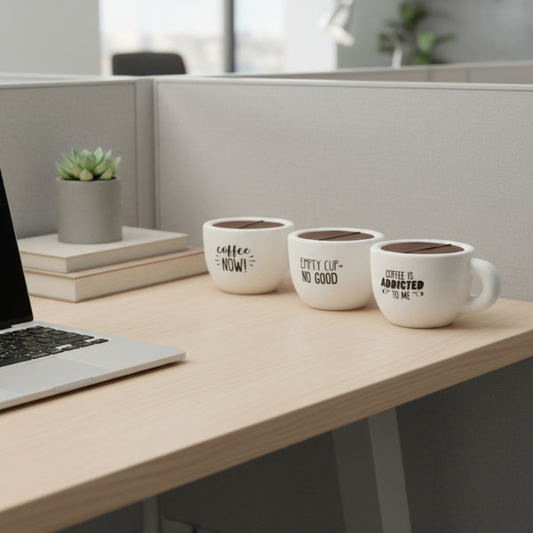 coffee mug shaped stress balls