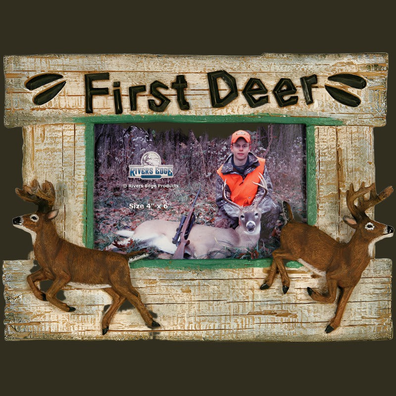 first deer 4x6 keepsake photo frame