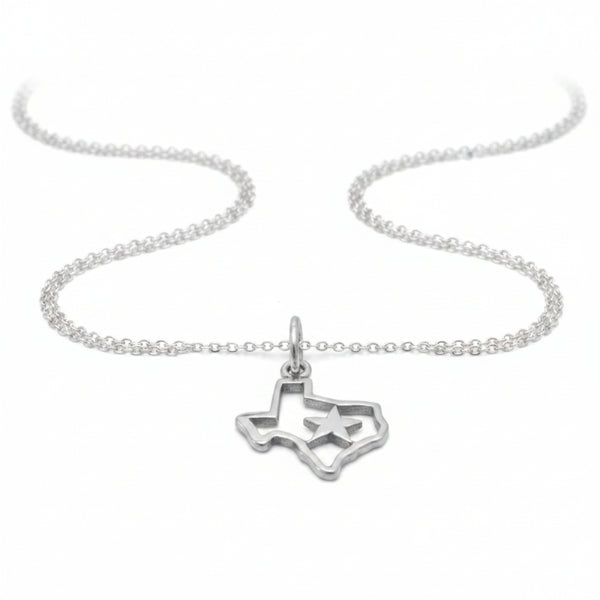 state of texas with start charm