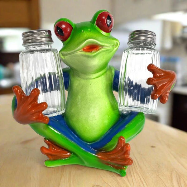 tree frog salt and pepper shakers