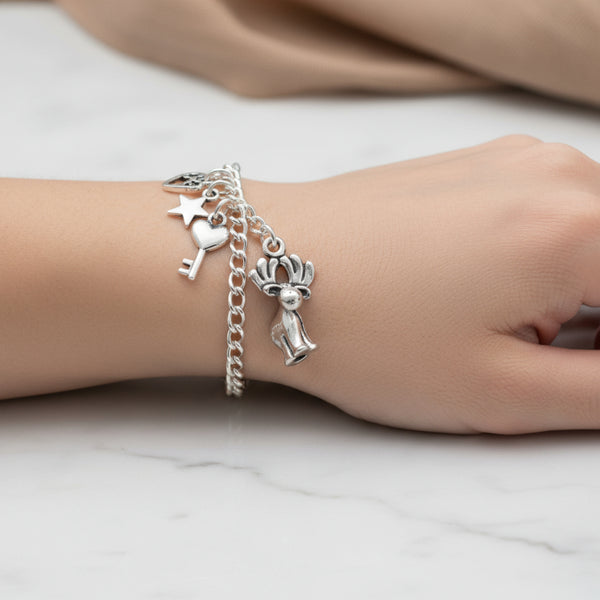 cute moose charm pendant