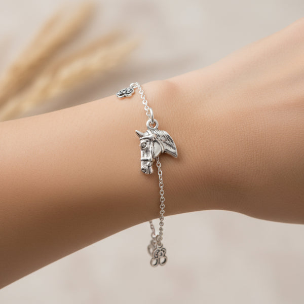 sterling silver headstrong horse charm
