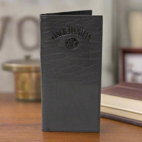 old no 7 brand jack daniels signature collection black rodeo wallet