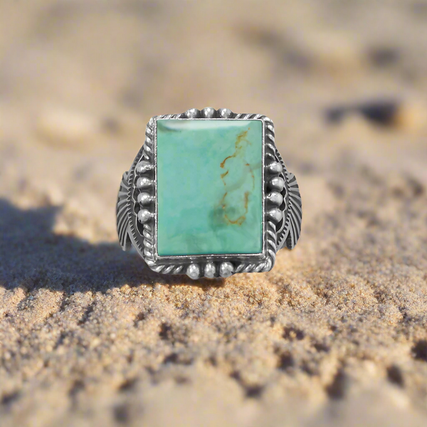 mens navajo turquoise ring