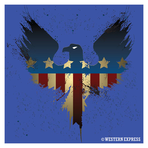 blue eagle flag bandana scarf